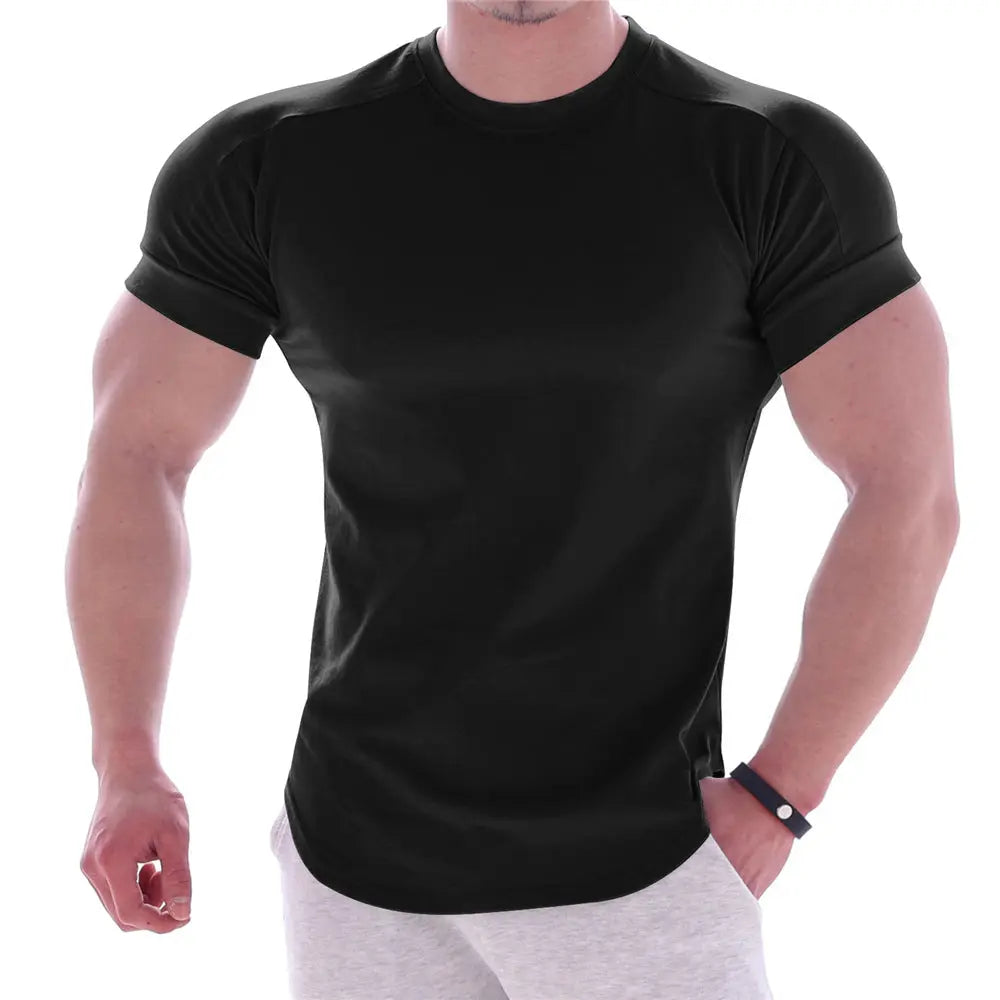 High Elastic Slim Fit T-shirt - GLR SHOPPING