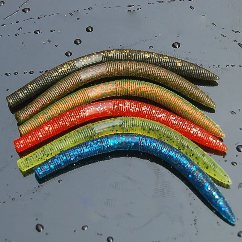 Soft Plastic Worm fishing Bait - GLR SHOPPING