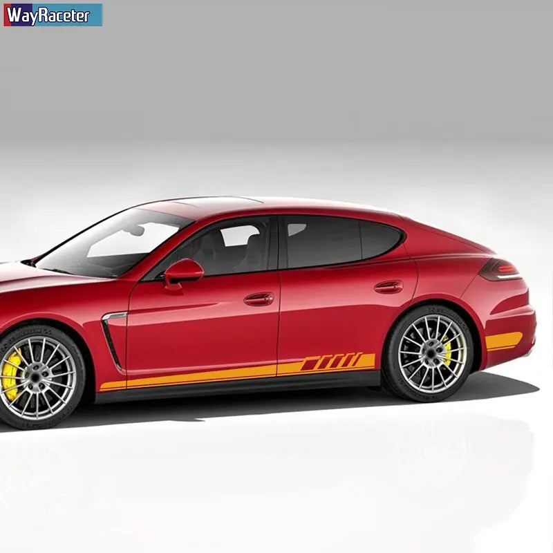 Car Door Side Stripes Skirt Sticker - GLR SHOPPING