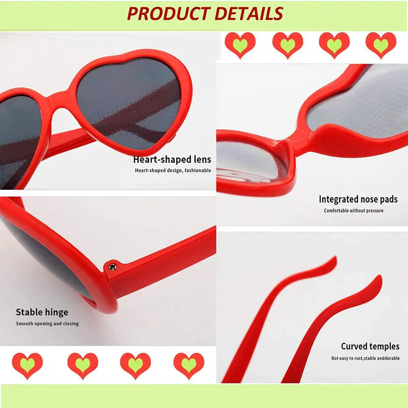 Heart Shaped Sunglasses - GLR SHOPPING