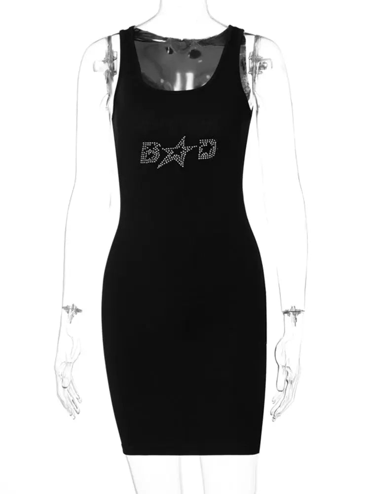 Sleeveless Mini Dress - GLR SHOPPING