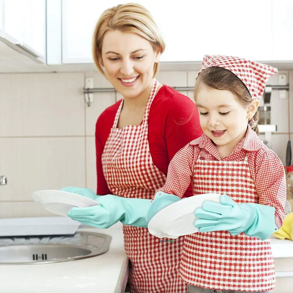 Multifunction Magic Silicone Dish Washing Gloves Home Essentials-7
