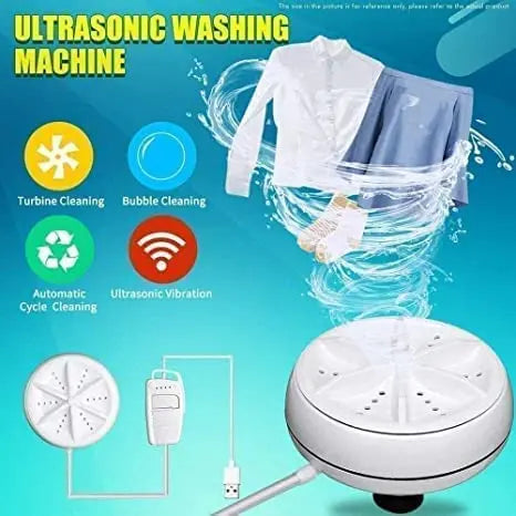 Cyclone Genie™  - #1 Portable Mini Ultrasonic Washing Machine - GLR SHOPPING
