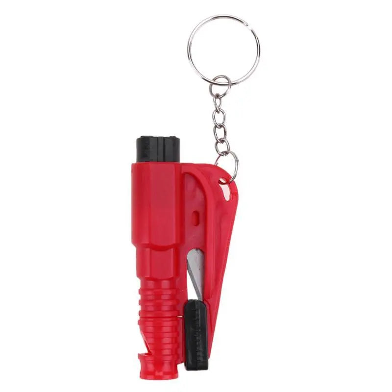 Emergency Mini Safety Hammer Auto Car Window Glass Breaker Keychain - GLR SHOPPING