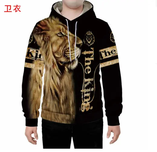 Lion - White Tiger Hoodies - GLR SHOPPING