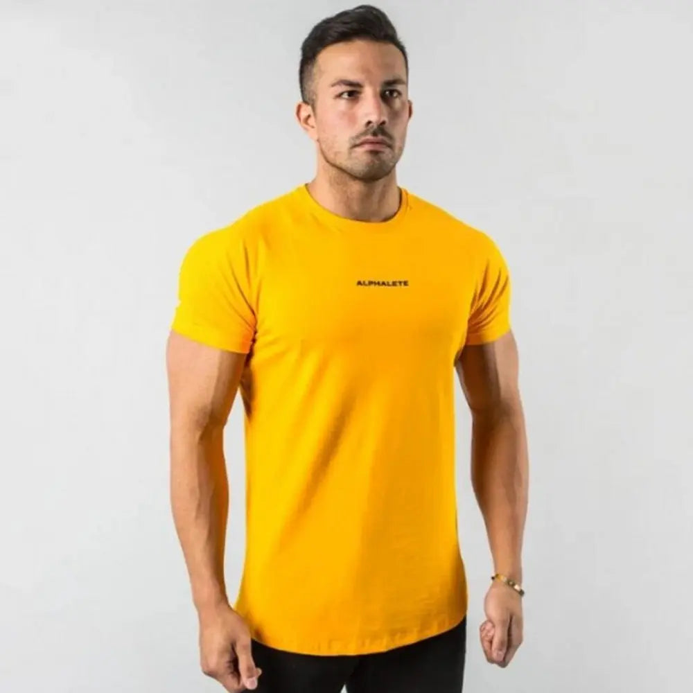 Men Fitted Gym T-Shirt - GLR SHOPPING