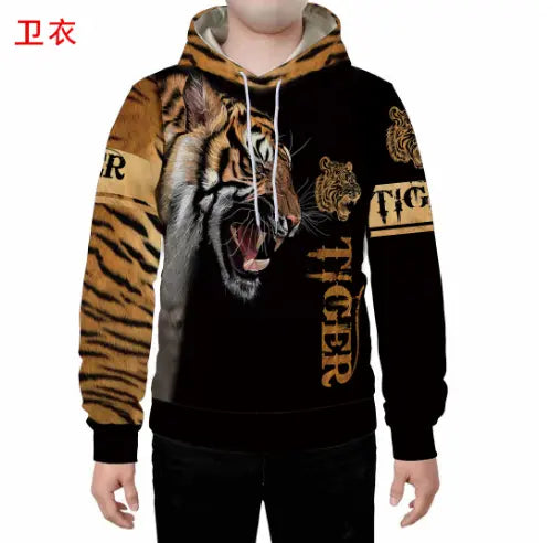 Lion - White Tiger Hoodies - GLR SHOPPING
