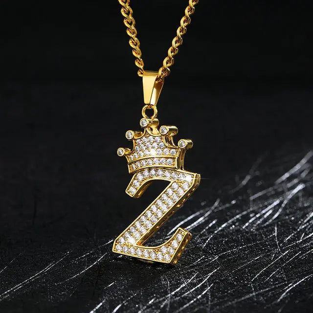 Zircon Alphabet Necklace - GLR SHOPPING