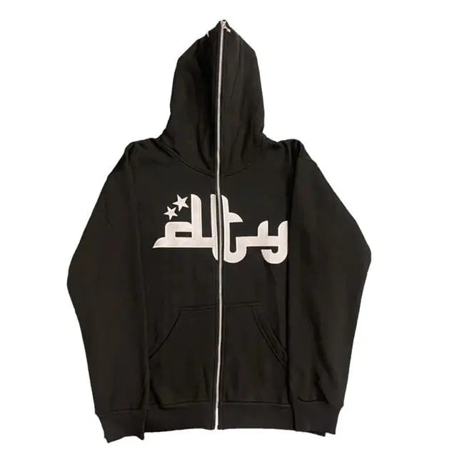 Zip Up Long Sleeve Unisex Hoodies - GLR SHOPPING