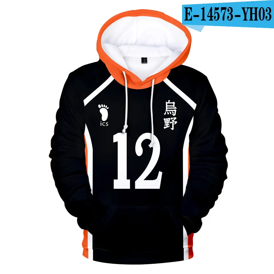 Young manga Harajuku Hooded Sweatshirt 2023 Haikyuu!! Cool Fashion 3D Sawamura Daichi  Adult Kids Pullovers Hoodies Sweatshirts - GLR SHOPPING