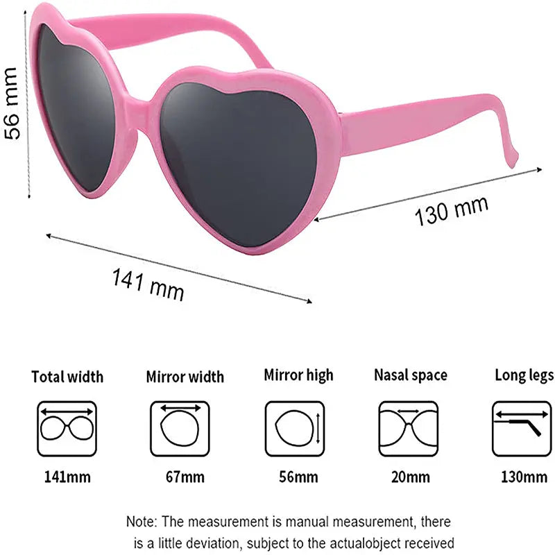 Heart Shaped Sunglasses - GLR SHOPPING