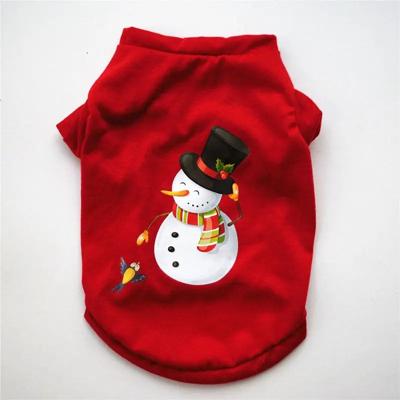 Cotton Christmas Pet Clothes - GLR SHOPPING