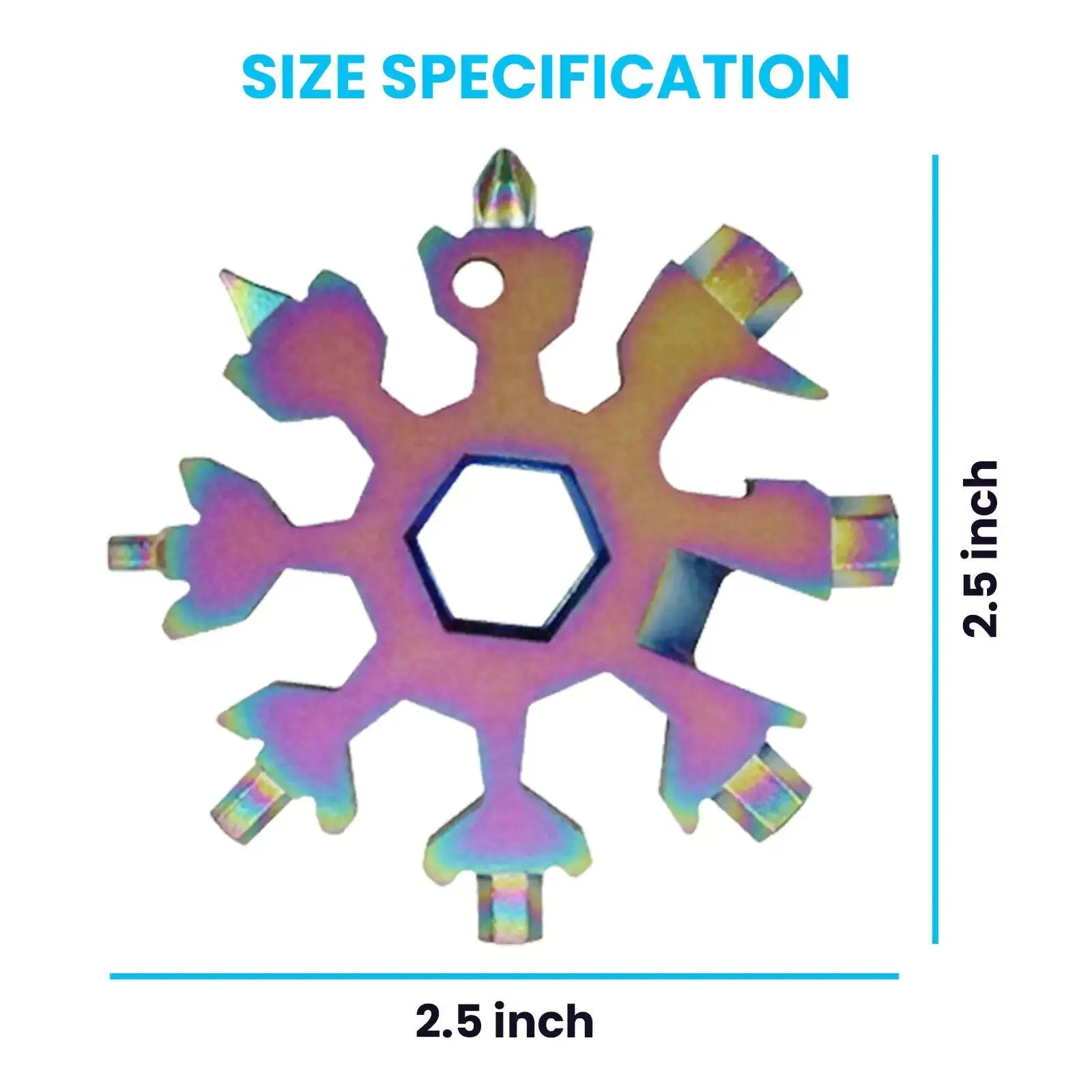 18 in 1 Portable Snowflake Multi Tool - GLR SHOPPING