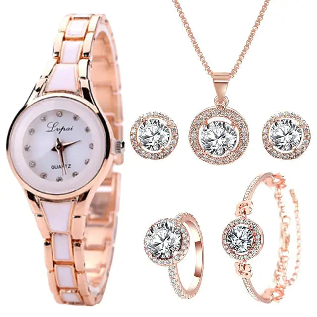 Crystal Watch Set - GLR SHOPPING