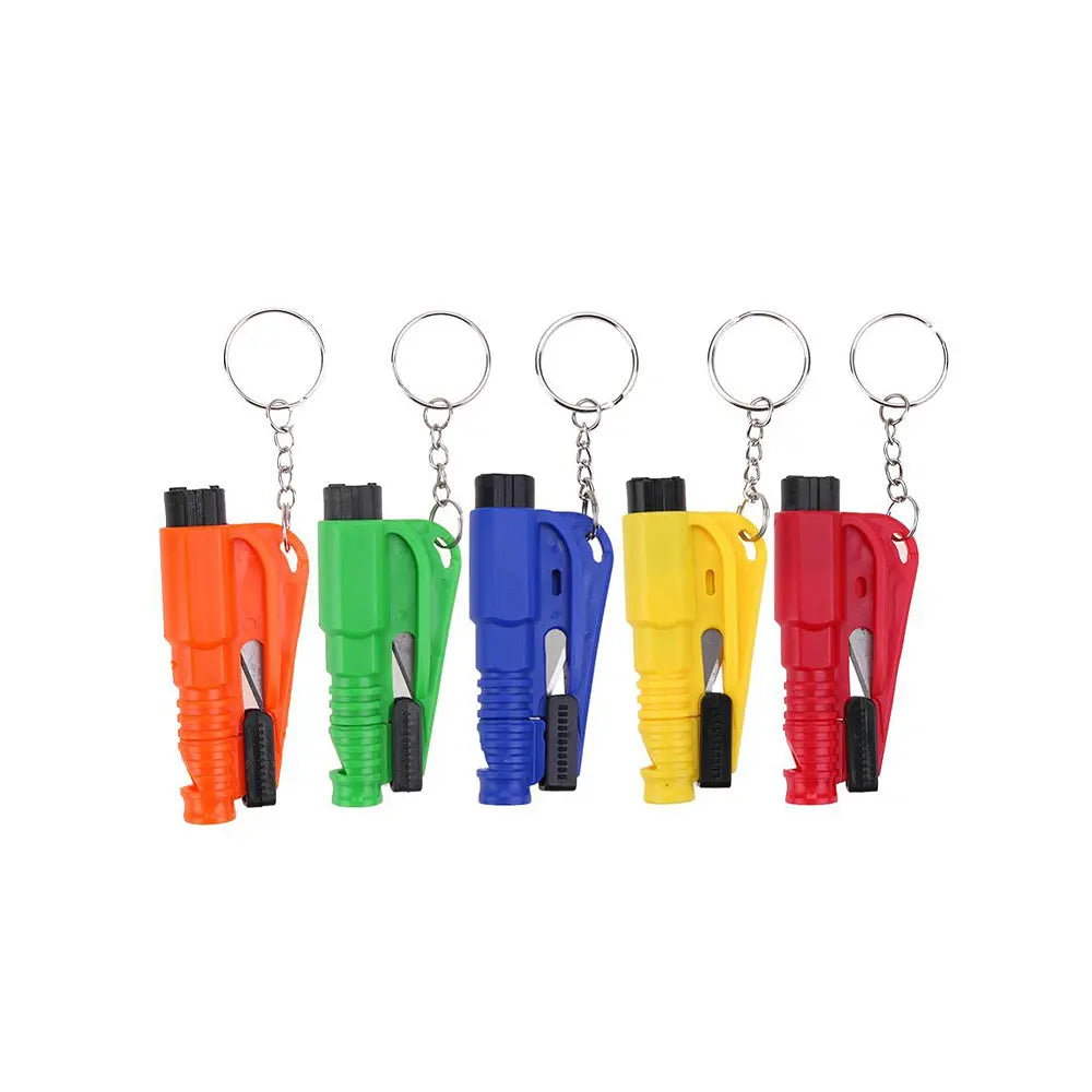 Emergency Mini Safety Hammer Auto Car Window Glass Breaker Keychain - GLR SHOPPING