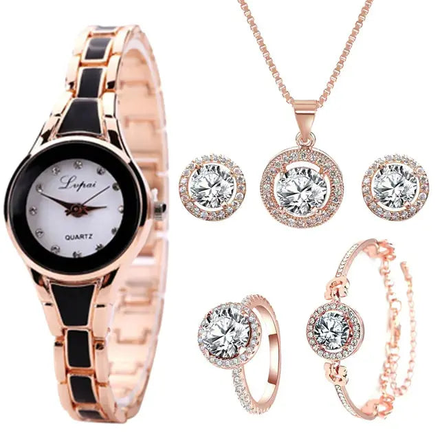 Crystal Watch Set - GLR SHOPPING