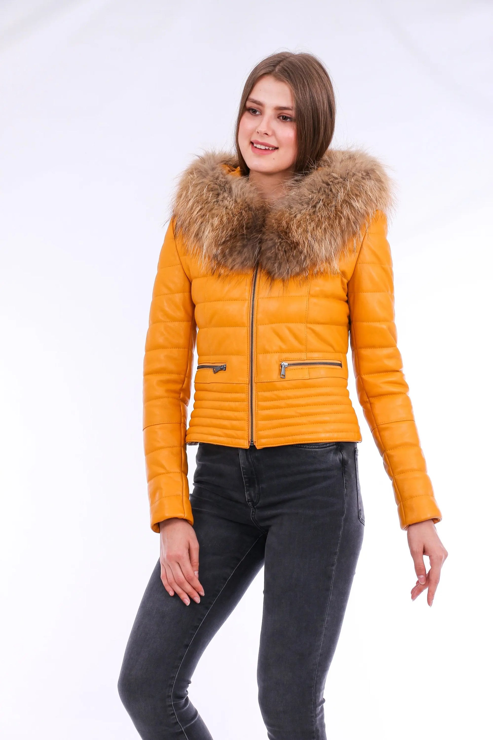 Anoraq Quilted Leather Jacket - GLR SHOPPING