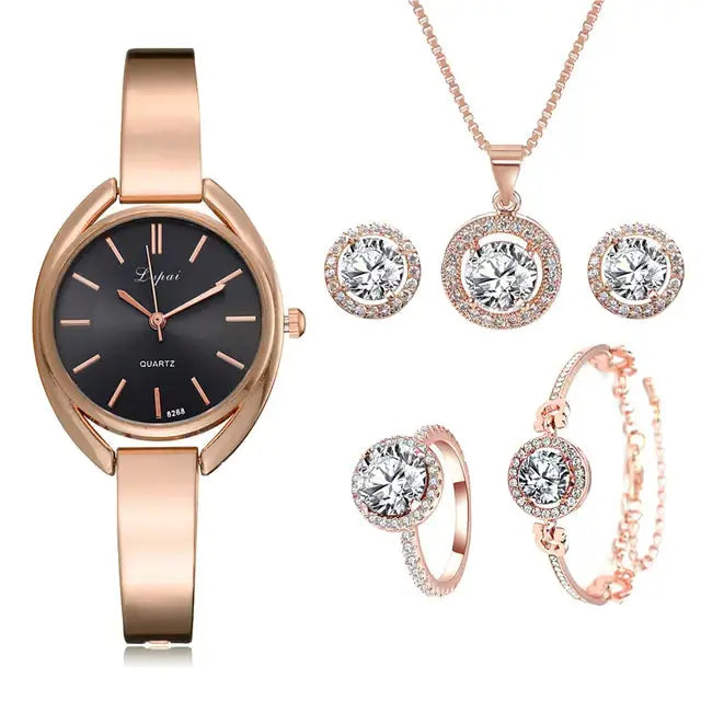 Crystal Watch Set - GLR SHOPPING