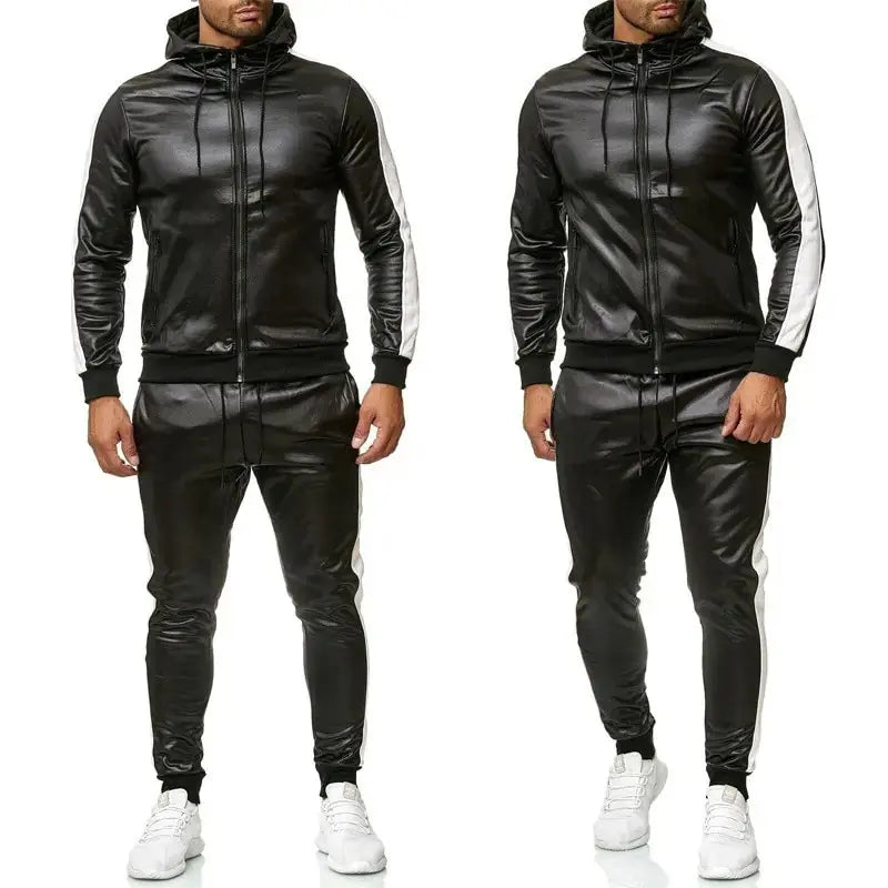 Sweat Suit Hooded Jacket Pants Set - GLR SHOPPING