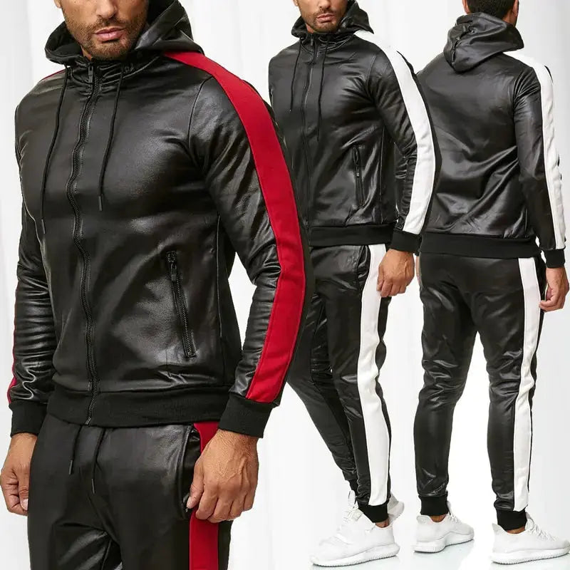 Sweat Suit Hooded Jacket Pants Set - GLR SHOPPING