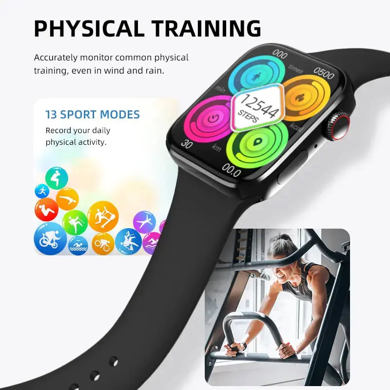 NFC Right Angle Design Bluetooth Smartwatch - GLR SHOPPING