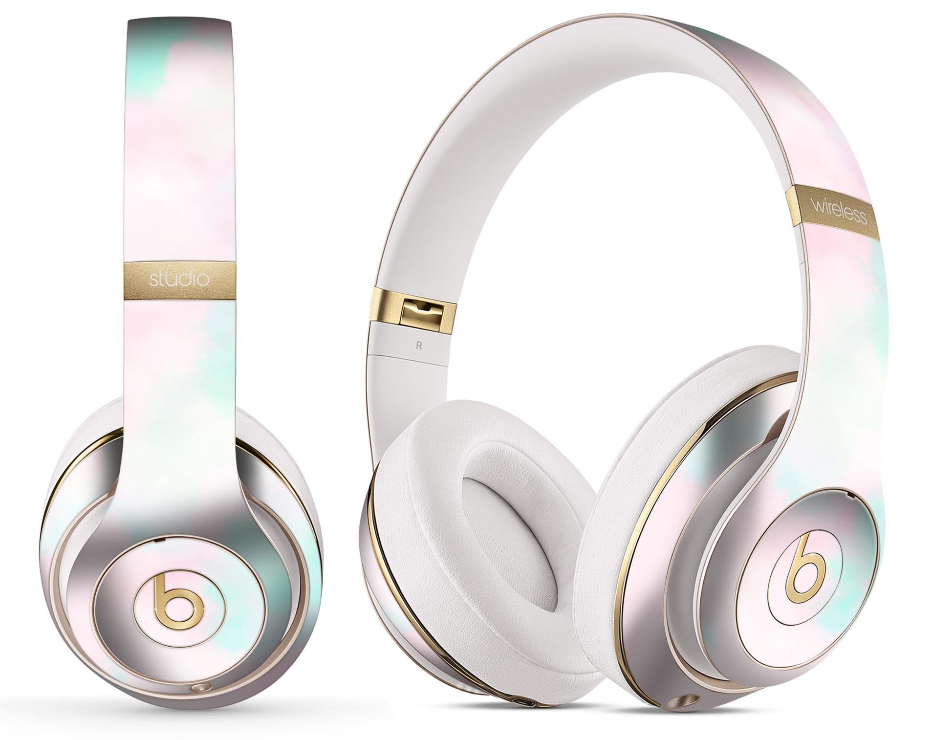 Pretty Pastel Clouds V7 - Full Body Skin Decal Wrap Kit for Beats by Blue Leto
