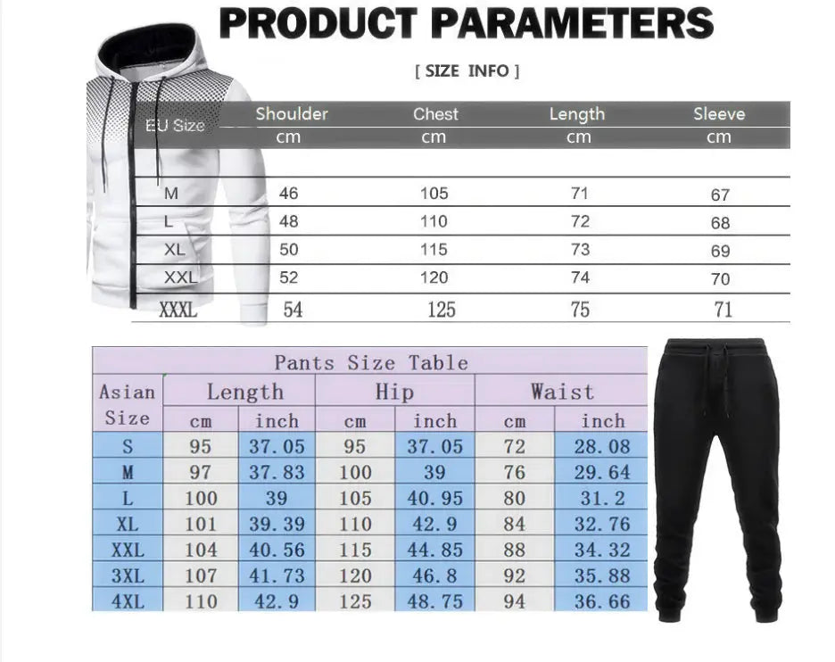 2 Piece Male Sportswear Set - GLR SHOPPING