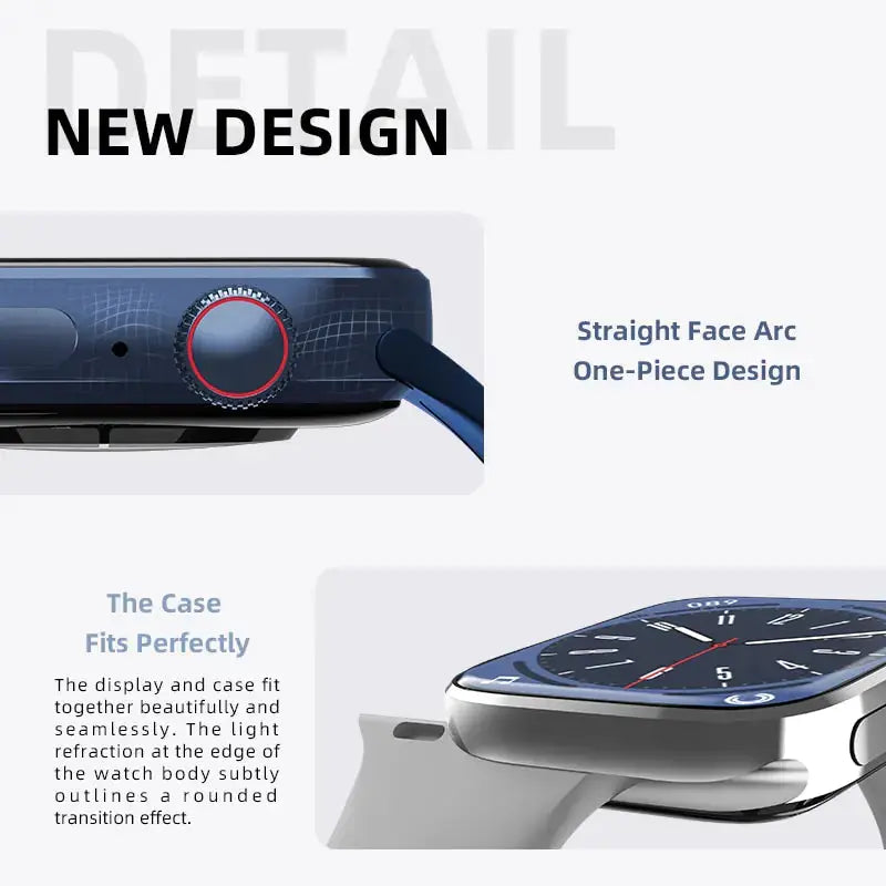 NFC Right Angle Design Bluetooth Smartwatch - GLR SHOPPING