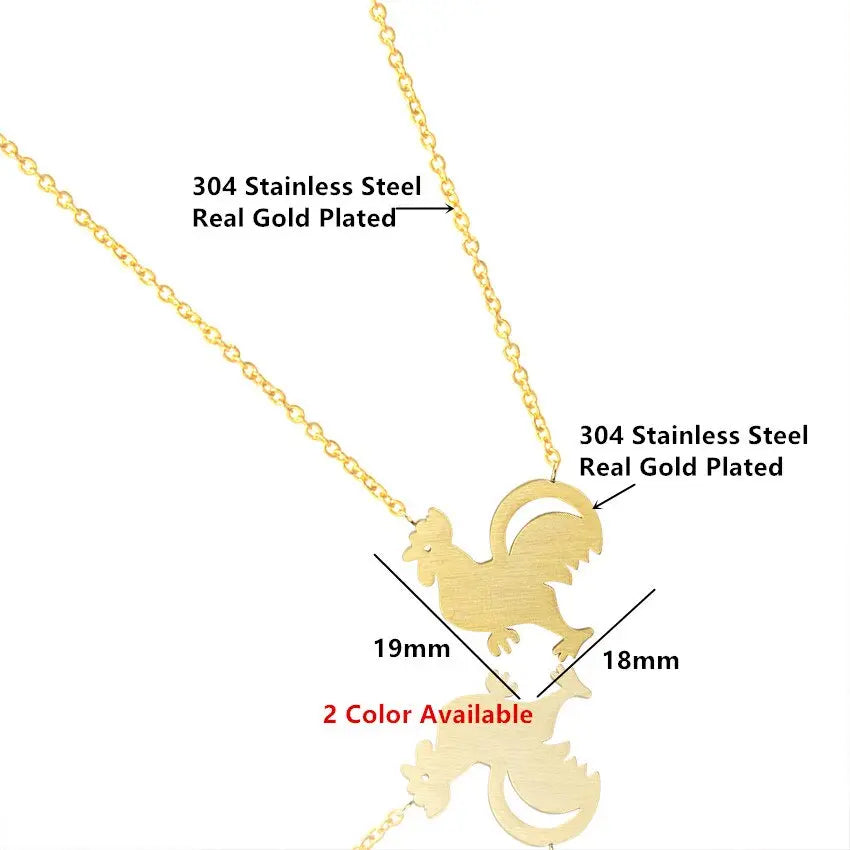 Vintage Chinese Zodiac Rooster Cock Choker - GLR SHOPPING