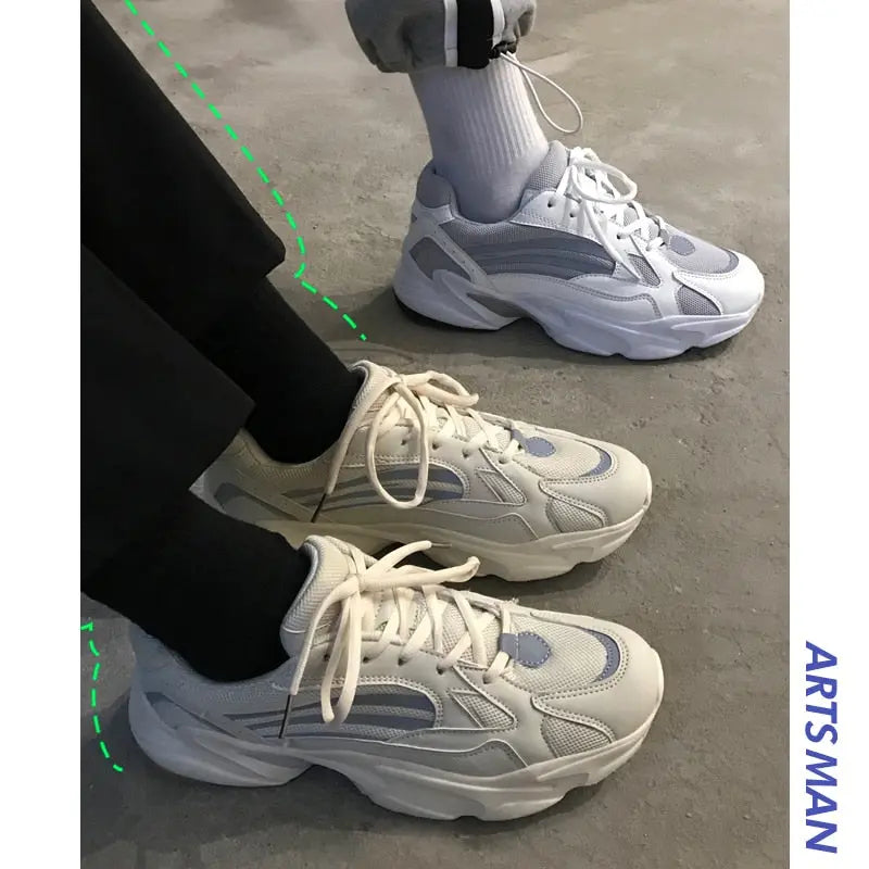 Unisex Vintage dad Men Joker shoes kanye fashion west mesh light breathable men casual shoes men sneakers zapatos hombre#700 - GLR SHOPPING