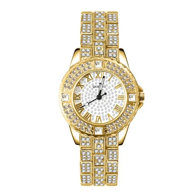 Diamond Crystals Watch and Bracelet Set - GLR SHOPPING