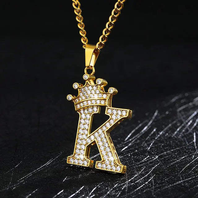 Zircon Alphabet Necklace - GLR SHOPPING