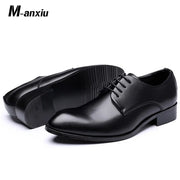 Black Leather Formal Business Shoe - GLR SHOPPING