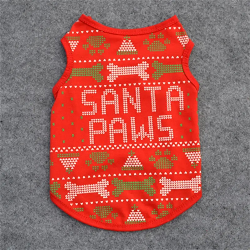 Cotton Christmas Pet Clothes - GLR SHOPPING