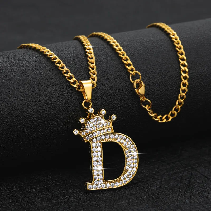 Zircon Alphabet Necklace - GLR SHOPPING