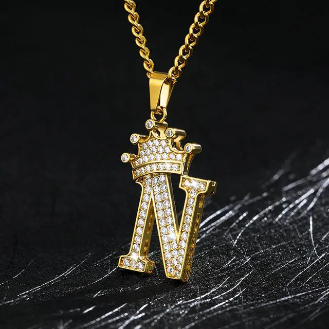 Zircon Alphabet Necklace - GLR SHOPPING