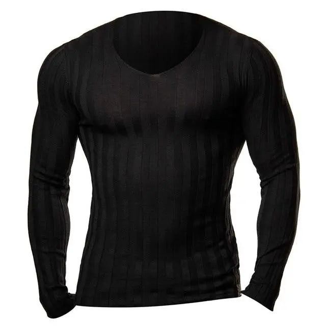 GRC Knitted Slim Long Sleeve - GLR SHOPPING