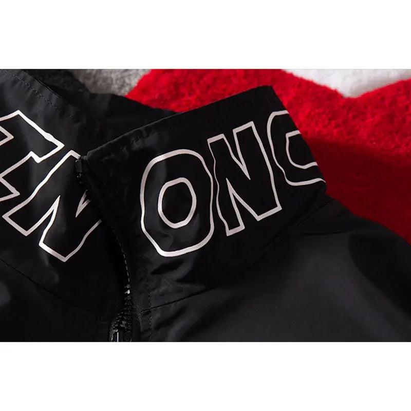 Aolamegs Jackets Men Patchwork Jacket Tracksuit High Street Coats Hip Hop Fashion Male Streetwear Couple Windbreaker Jackets - GLR SHOPPING