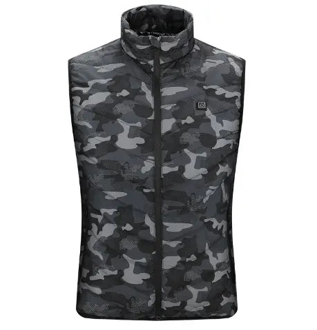 Camouflage Heating Vest - GLR SHOPPING