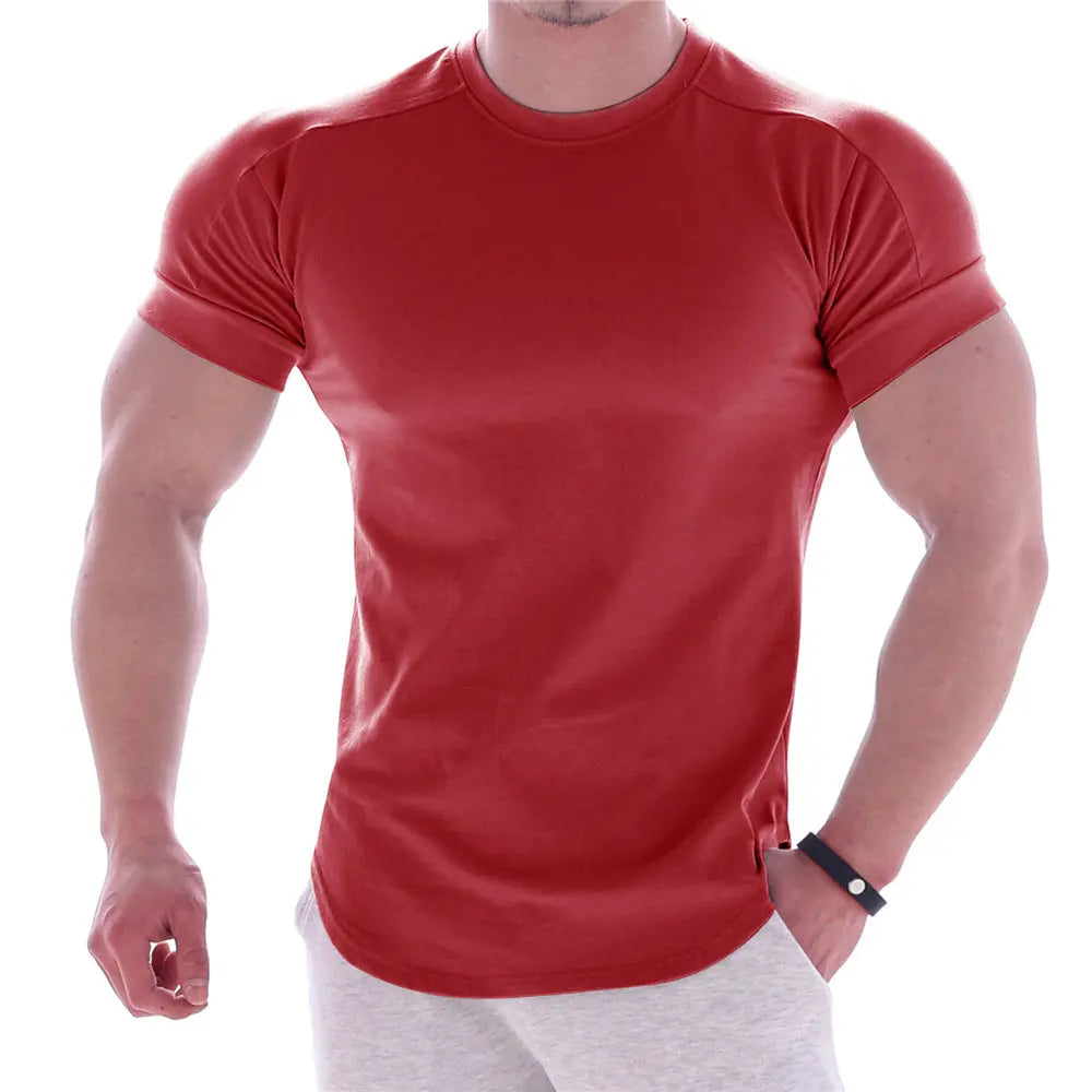 High Elastic Slim Fit T-shirt - GLR SHOPPING