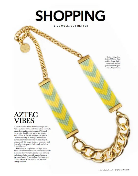 Chevron Priestess II Necklace - GLR SHOPPING