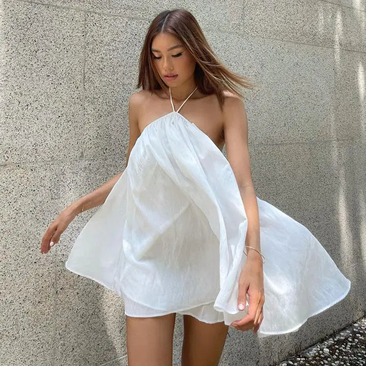 Summer Sexy Loose Backless Dress - GLR SHOPPING