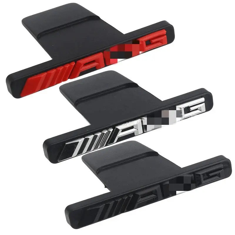 ABS Car Front Grille Badge Emblem T Shape Grill Sticker - GLR SHOPPING