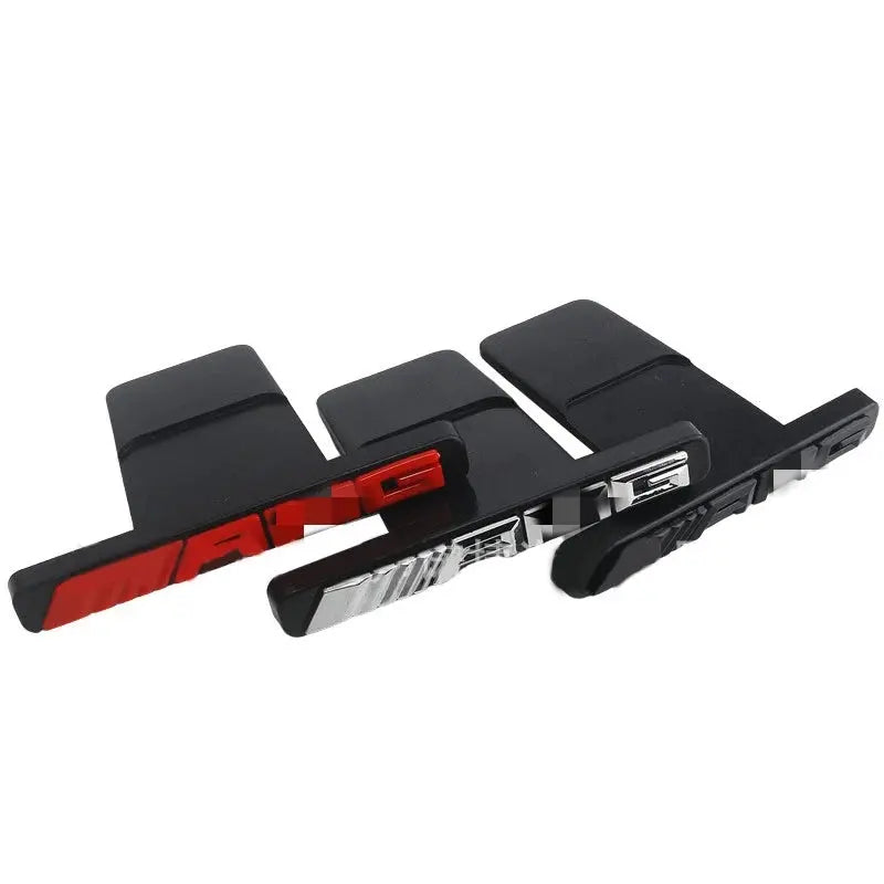 ABS Car Front Grille Badge Emblem T Shape Grill Sticker - GLR SHOPPING