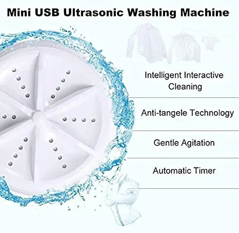 Cyclone Genie™  - #1 Portable Mini Ultrasonic Washing Machine - GLR SHOPPING