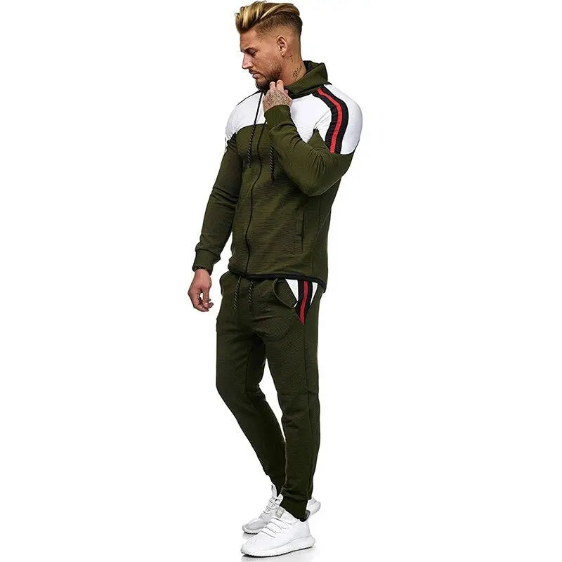 Men Hoodie Jacket + Pants Tracksuit - GLR SHOPPING