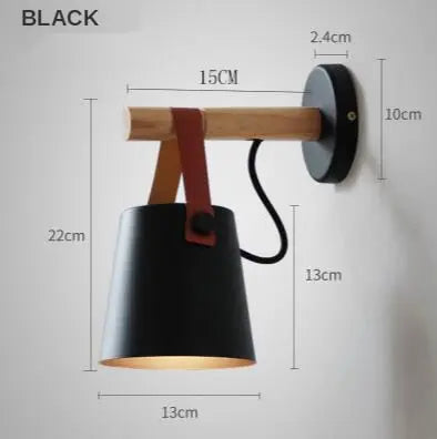Riley Wooden Wall Sconce - GLR SHOPPING