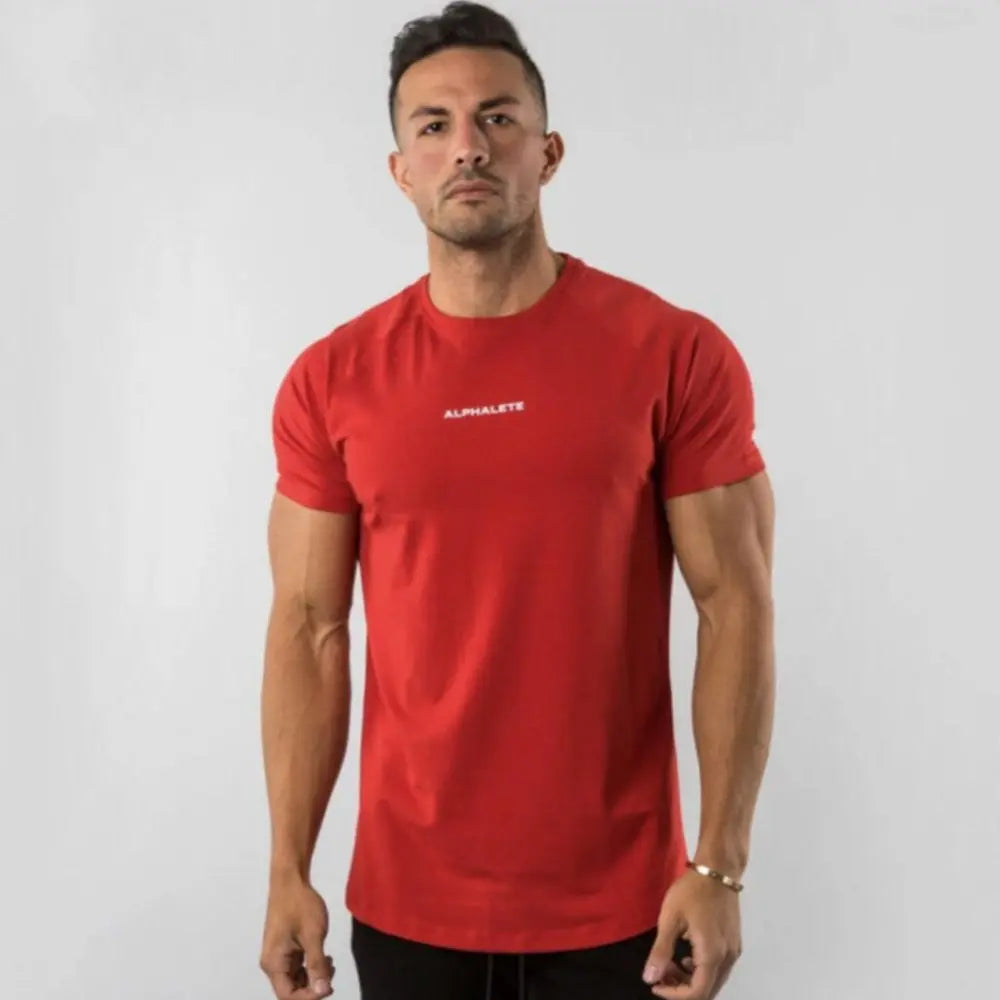 Men Fitted Gym T-Shirt - GLR SHOPPING