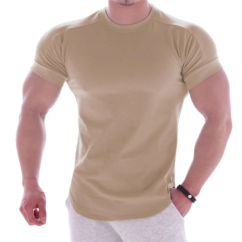 High Elastic Slim Fit T-shirt - GLR SHOPPING