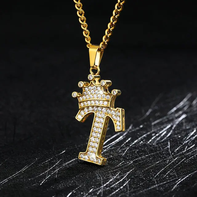 Zircon Alphabet Necklace - GLR SHOPPING